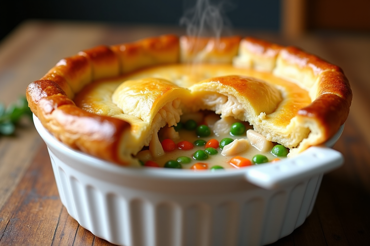 From Last Night s Roast to Tonight s Star: Creamy Chicken and Vegetable Pot Pie